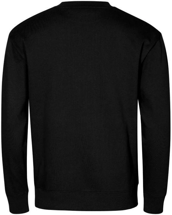 Unisex apvalios apykaklės bliuzonas (juodas)