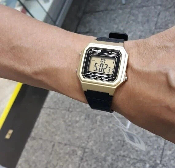 UNISEX CASIO W-217HM-9A LAIKRODIS + DĖŽĖ