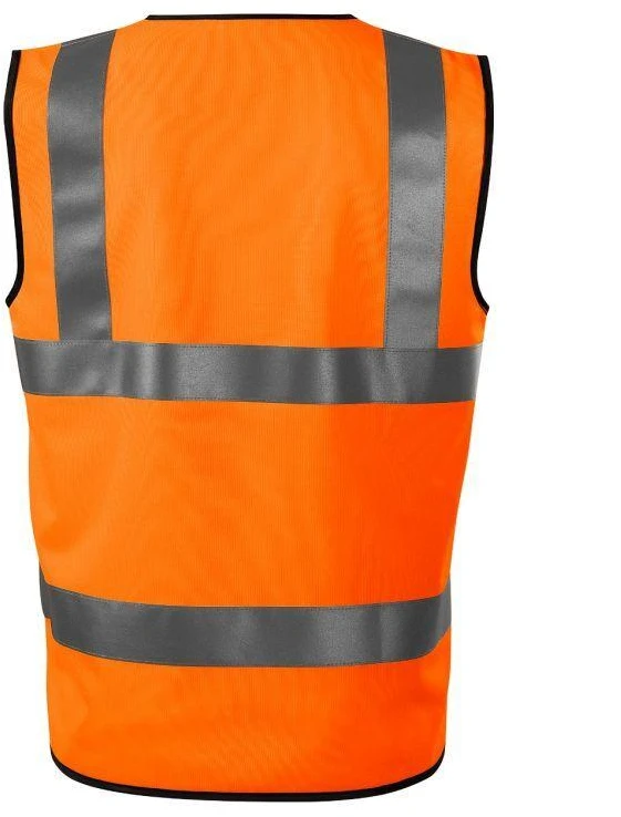 Unisex HV ryški atšvaitinė liemenė (fluorescencinė oranžinė)