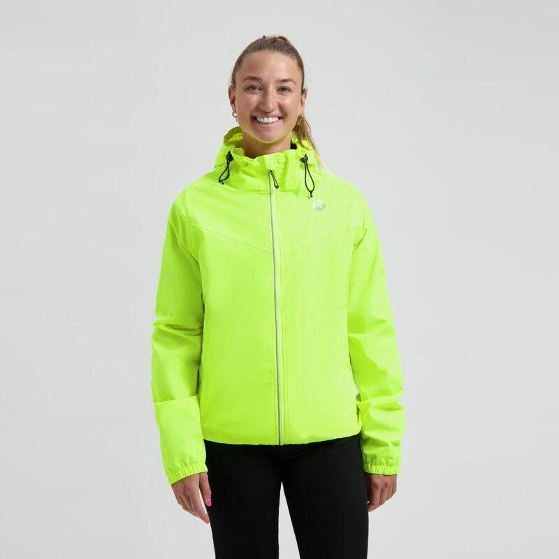 Unisex lietaus striukė CORE fluor L Rogelli