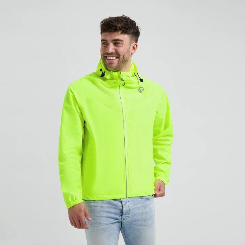 Unisex lietaus striukė CORE fluor L Rogelli