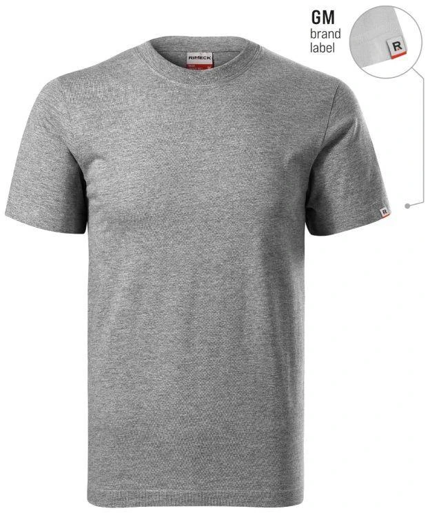 Unisex marškinėliai "Recall" (tamsiai pilkos melanžinės spalvos (su prekės ženklo etiketėmis))