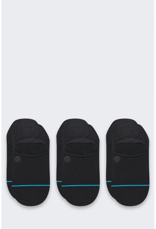 Carruzzo Stance Icon No Show 3 Pack Sportinės kojinaitės Juoda 3 por.