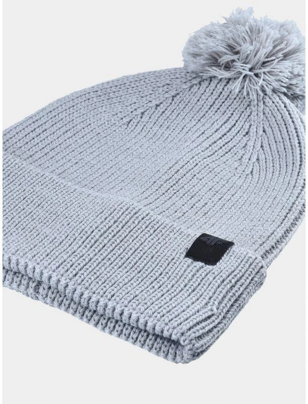 Unisex žieminė kepurė su kutu 4F 4FWAW24ACAPU472-27S