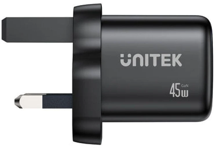 UNITEK P1129ABK01-EU mobiliųjų įrenginių įkroviklis Universalus Juodas AC Greitas įkrovimas Vidaus patalpoms
