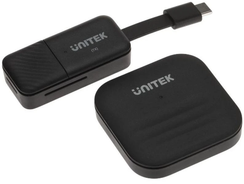 UNITEK V1184A01 AV extender AV transmitter & receiver Juodas