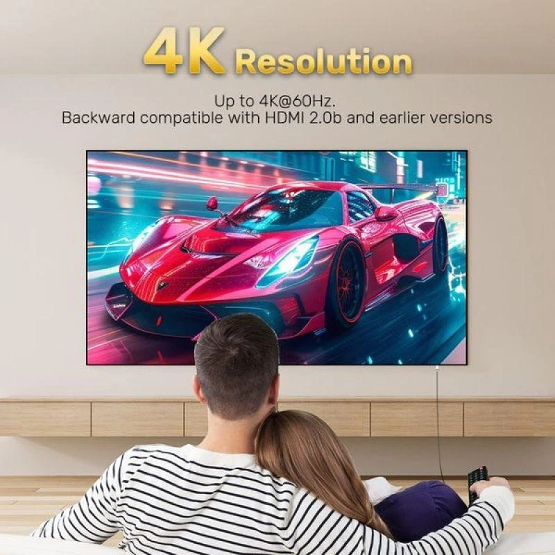 Unitek HDMI 2.0 AOC optinis kabelis 4K 60Hz 20m