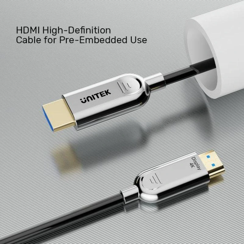 Unitek HDMI 2.0 AOC optinis kabelis 4K 60Hz 20m