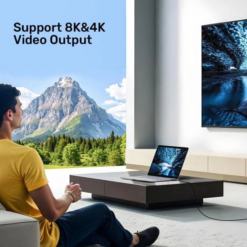 Unitek USB-C 4.0 PD 100W 40 Gbps 8K 2 m kabelis