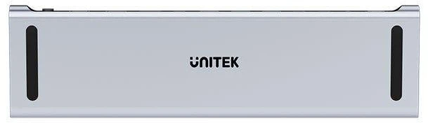 UNITEK KVM prijungimo stotelė, 2x HDMI, 1x DP 4K, USB-C, MST, HDMI 2.0, su stovu