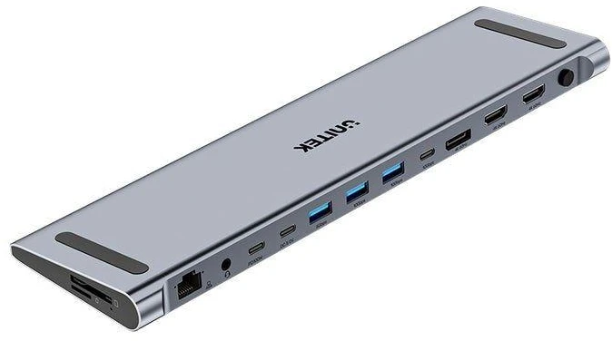UNITEK 4K KVM DOCKING STATION, USB-C, HDMI WITH STAND