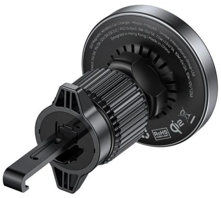 Laikiklis automobilinis Unitek 38W, Qi2
