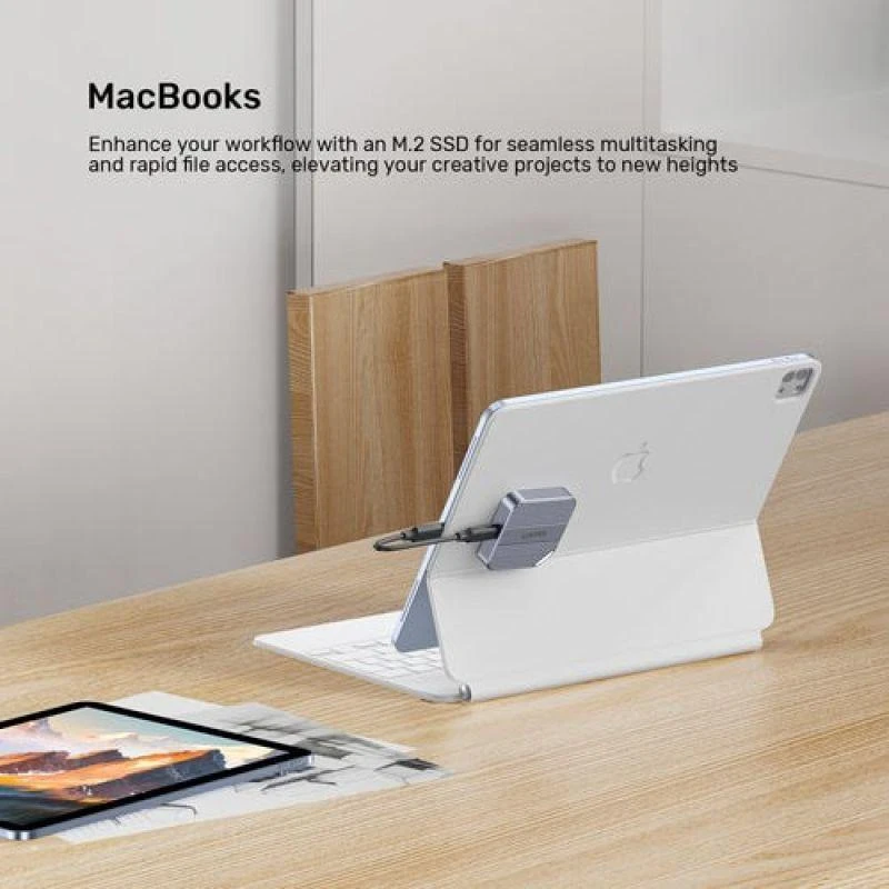 „Unitek“ magnetinis korpusas, skirtas M.2 SSD, USB-C