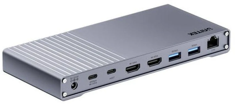 Unitek triguba USB4 40Gb/s prijungimo stotelė, 120 W maitinimo šaltinis