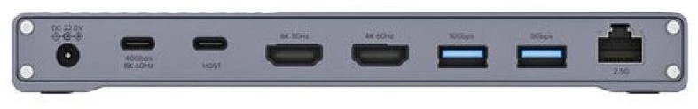 Unitek triguba USB4 40Gb/s prijungimo stotelė, 120 W maitinimo šaltinis