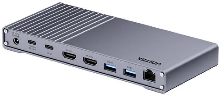 Unitek triguba USB4 40Gb/s prijungimo stotelė, 120 W maitinimo šaltinis