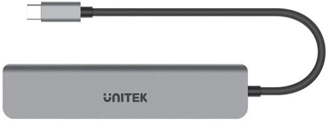 UNITEK H1118A HUB USB-C 7in1 PD 100W HDMI 4K ALU