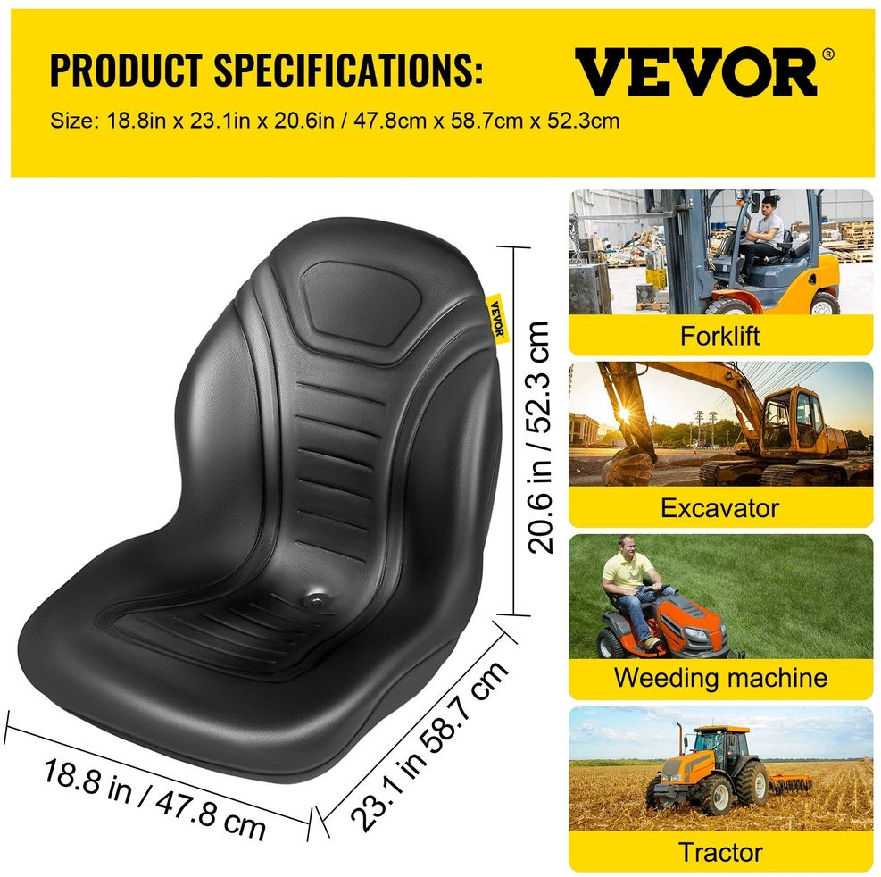 VEVOR Universalus traktoriaus sėdynės keitimas