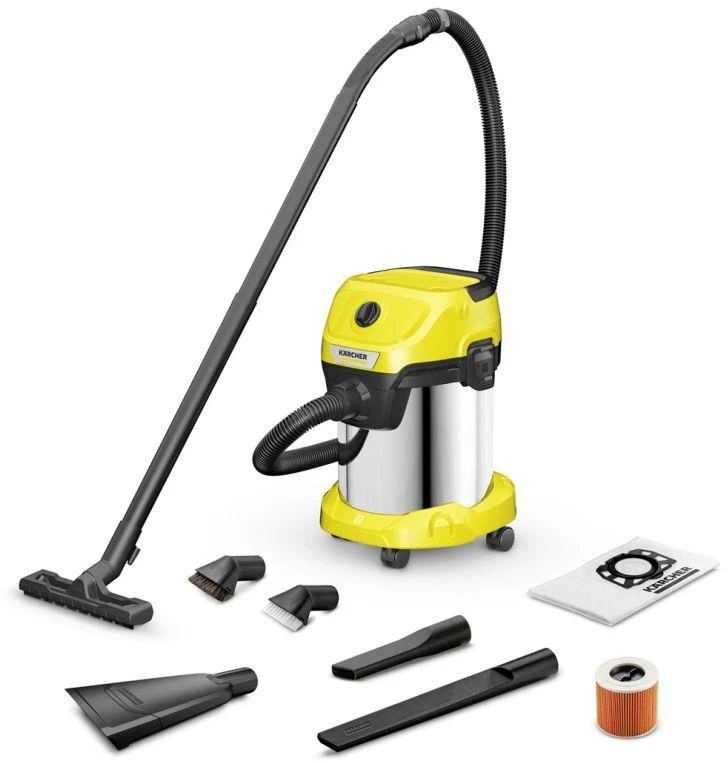 Karcher Dulkių siurblys WD 3 S V-17/4/20, 1000 W, plieninis bakas