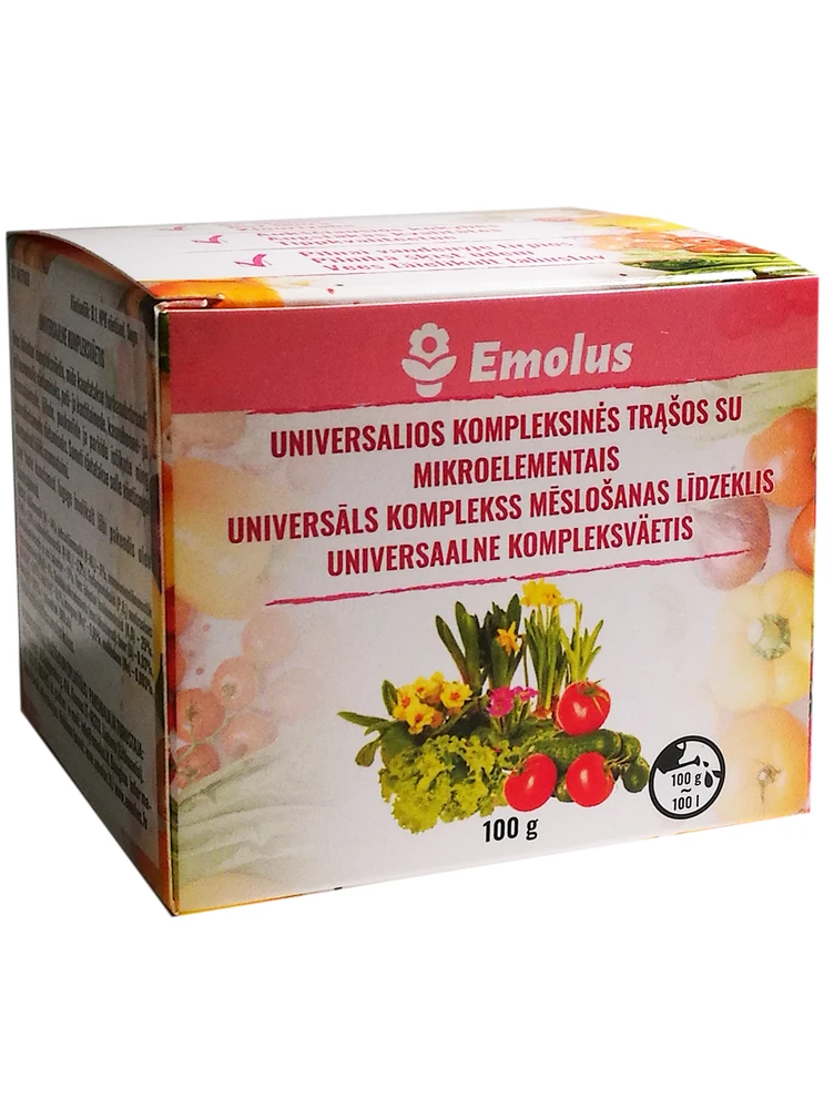 Emolus Universalios trąšos papildomo tręšimo, 100 g