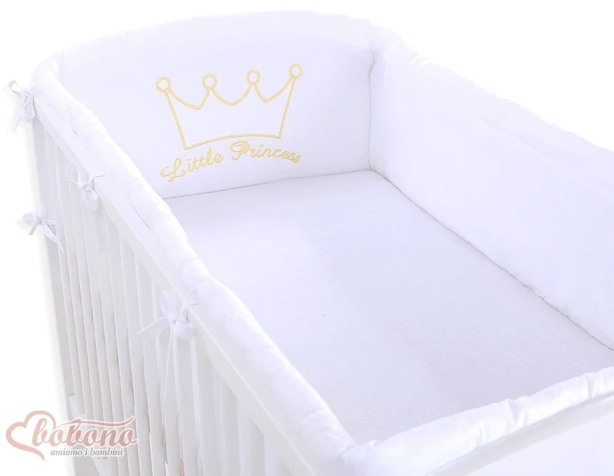 Universalus bamperis XXL baltas Little Prince/Princess