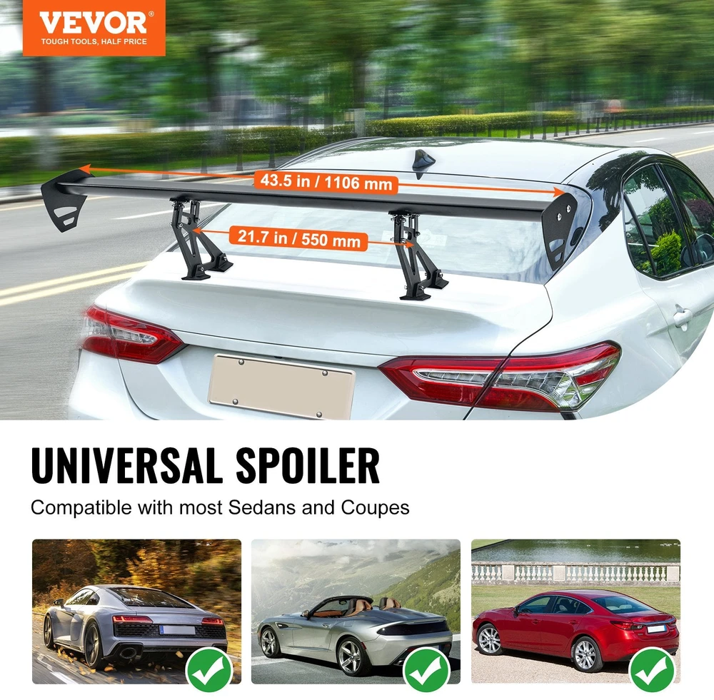 VEVOR Universalus galinis spoileris automobiliui