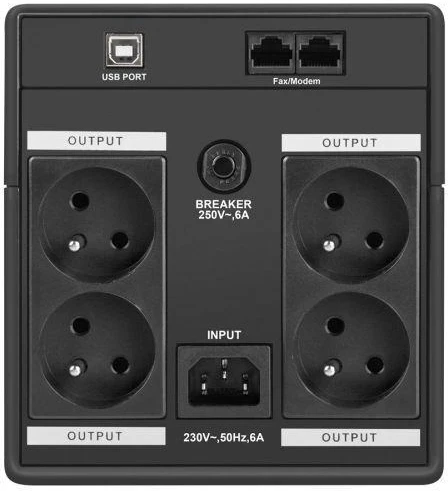 UPS ARMAC HOME LINE-INT 4X 230V PL H/1500E/LED