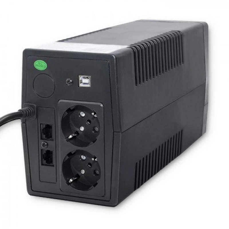 QOLTEC 53979 UPS Monolith 850VA 480W LCD USB RJ45