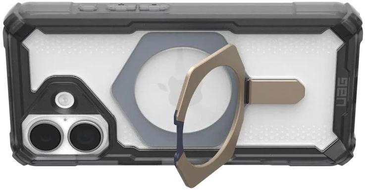 UAG Urban Armor Gear dėklas PLASMA XTE, suderinamas su „MagSafe“, skirtas IPHONE 17, pelenų / titano spalvos