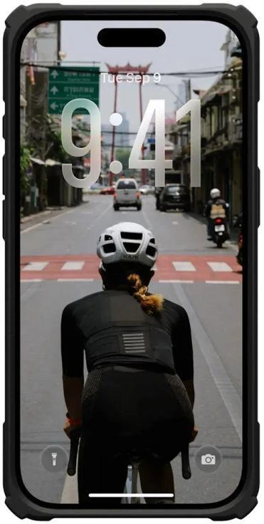 Dėklas Urban Armor Gear UAG Plasma XTE MagSafe Case for iPhone 17 Pro - Juodas and Oranžinis