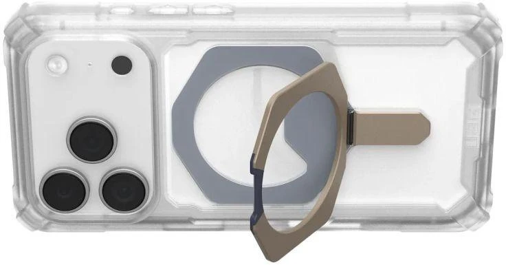 Carruzzo Urban Armor Gear dėklas UAG Plasma XTE Magsafe, skaidrus/titano spalvos - iPhone 17 Pro