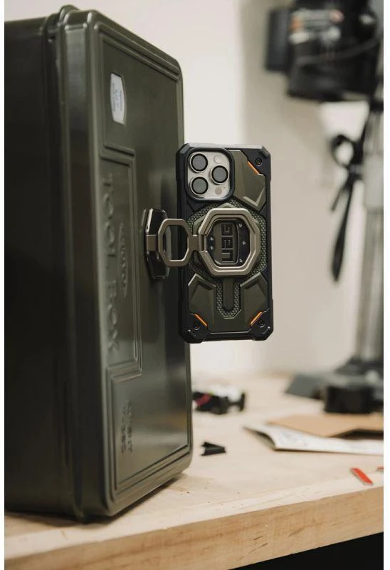 Urban Armor Gear UAG Monarch Mag2 žiedinis stovas, pistoleto metalo spalvos