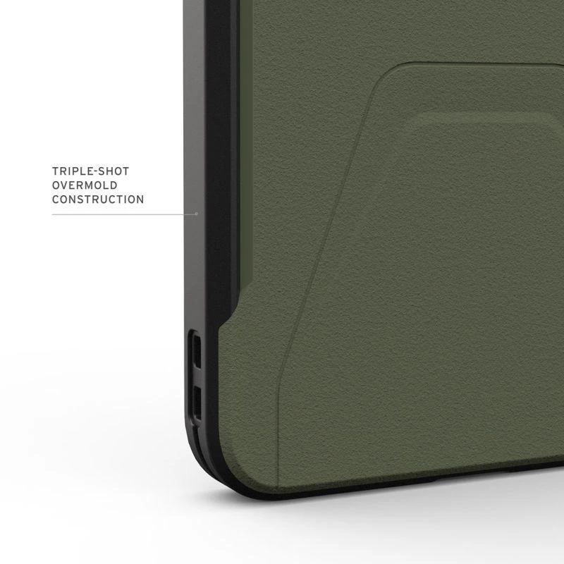 Dėklas Urban Armor Gear UAG Civilian, Olive Drab/Oranžinis - Samsung Galaxy S26 Ultra