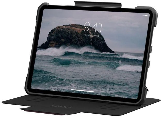 Urban Armor Gear UAG Metropolis SE Case with Stand and Apple Pieštukas Holder for iPad Pro 11" 2024 - raudonos spalvos