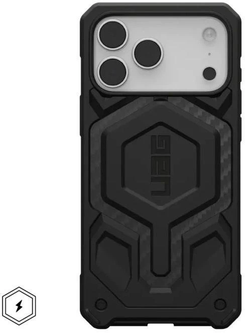 Urban Armor Gear UAG Monarch Pro MagSafe dėklas iPhone 17 Pro Max - Juodas ir pilkas
