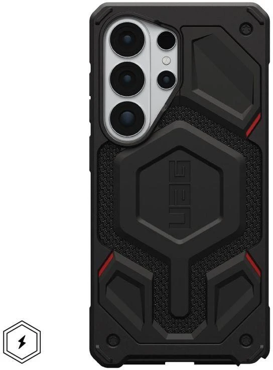Dėklas Carruzzo Urban Armor Gear UAG Monarch Pro, Kevlar Juodas - Samsung Galaxy S26 Ultra