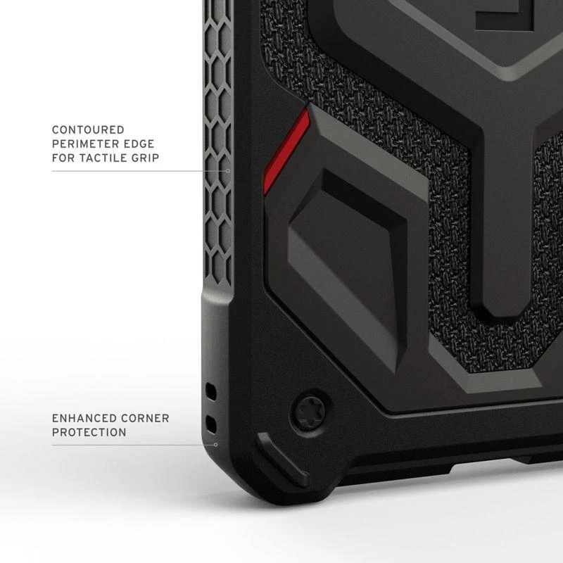 Dėklas Carruzzo Urban Armor Gear UAG Monarch Pro, Kevlar Juodas - Samsung Galaxy S26 Ultra