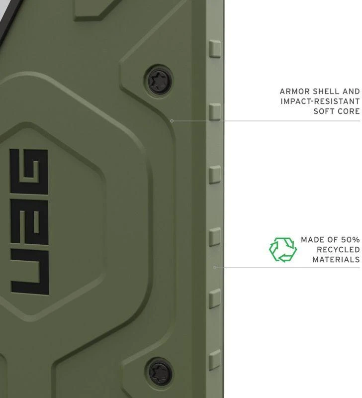 Dėklas „Urban Armor Gear“ UAG „Pathfinder“, alyvuogių spalvos – „Samsung Galaxy S26 Ultra“