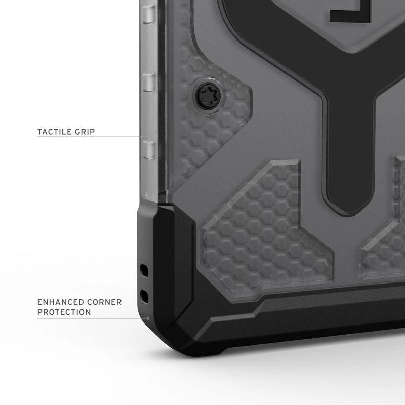 Dėklas Urban Armor Gear UAG Pathfinder skaidrus, pelenų spalvos/juodas - Samsung Galaxy S26 Ultra