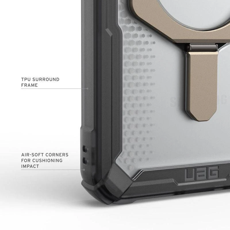 Dėklas „Urban Armor Gear UAG Plasma XTE“, pelenų/titano spalvos – „Samsung Galaxy S26 Ultra“