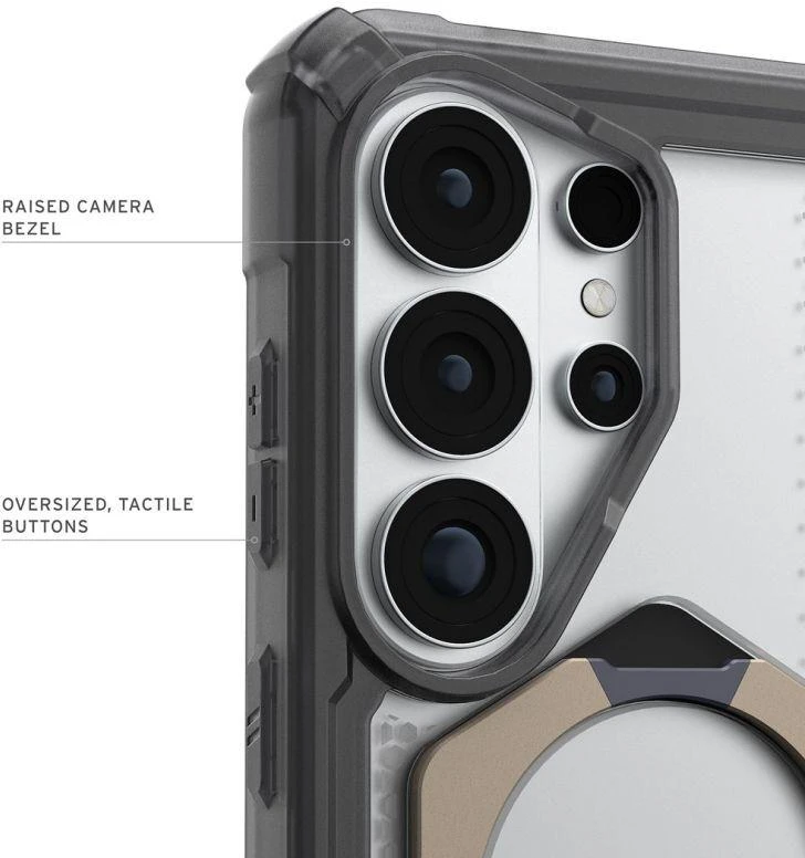 Dėklas „Urban Armor Gear UAG Plasma XTE“, pelenų/titano spalvos – „Samsung Galaxy S26 Ultra“