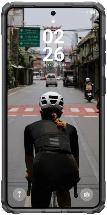Dėklas Carruzzo Urban Armor Gear UAG Plazma XTE, pelenų/titano spalvos - Samsung Galaxy S26+