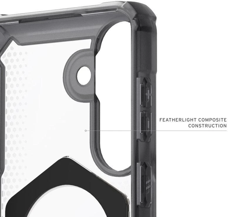 Dėklas Carruzzo Urban Armor Gear UAG Plazma XTE, pelenų/titano spalvos - Samsung Galaxy S26+