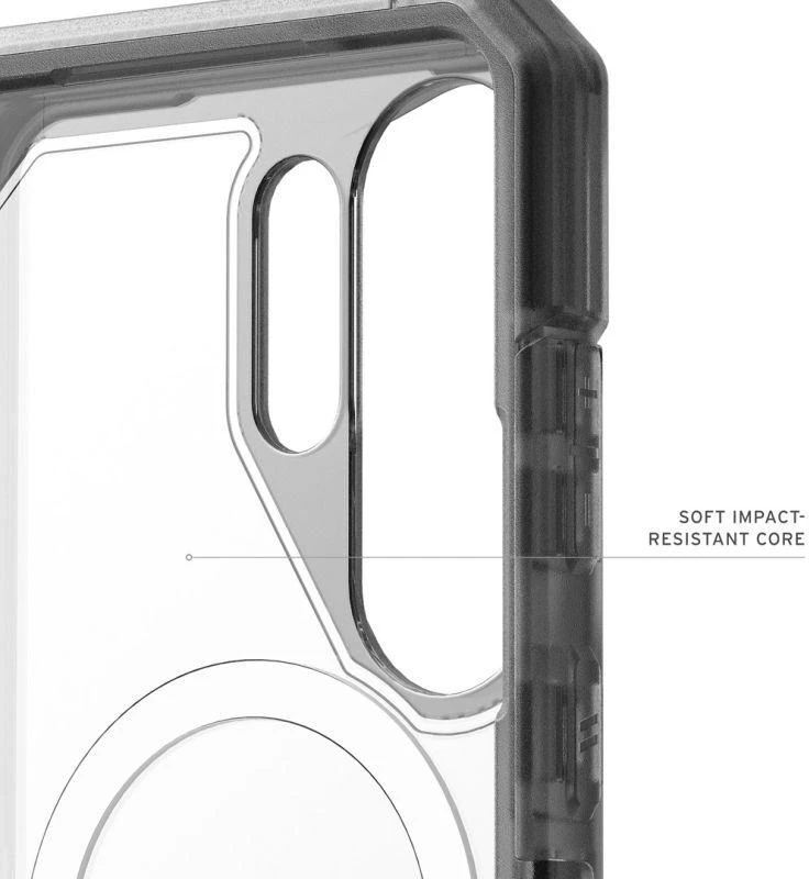 Dėklas Urban Armor Gear UAG Trooper, skaidrus/pelenų spalvos – Samsung Galaxy S26 Ultra