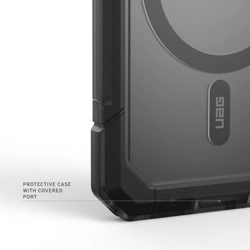 Dėklas „Urban Armor Gear“ UAG Trooper, skaidrus/peleninis – „Samsung Galaxy S26“