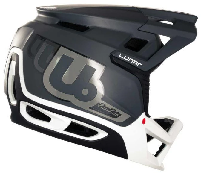 URGE LUNAR šalmas Pilka-balta L/XL 56-58 cm