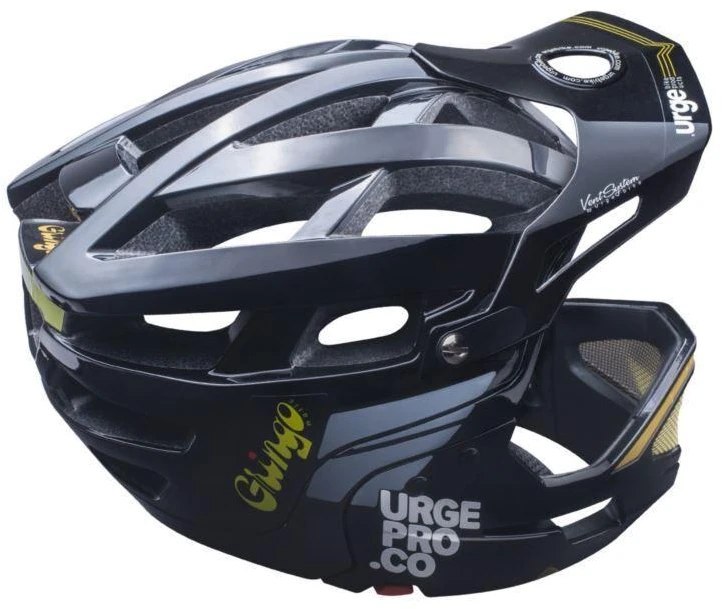 URGE šalmas GRINGO DE LA SIERRA juodas S/M 55-58 cm