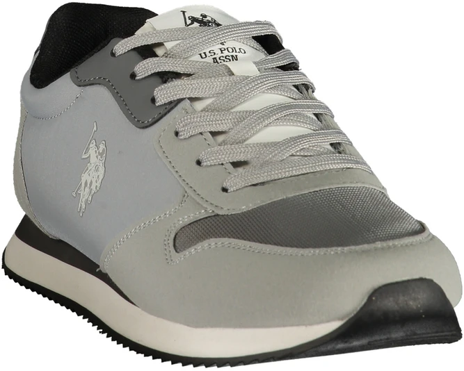 US POLO ASSN. MĘSKIE OBUWIE SPORTOWE, SZARE
