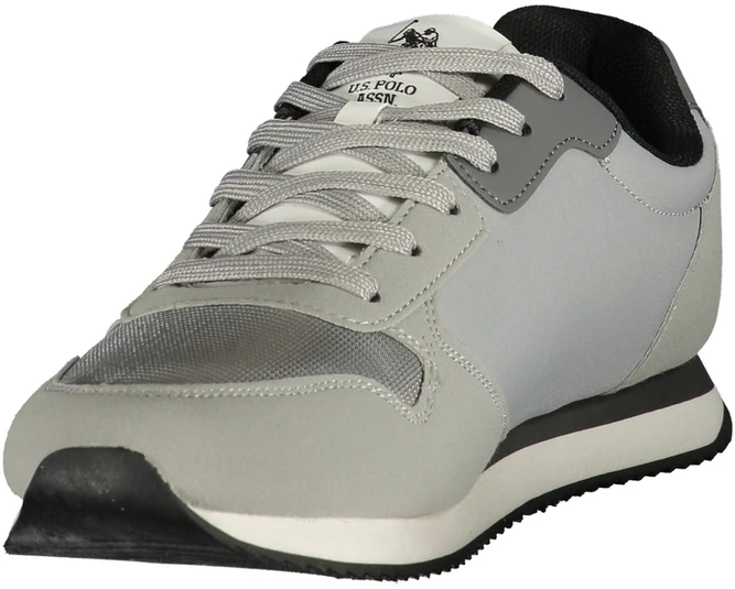 US POLO ASSN. MĘSKIE OBUWIE SPORTOWE, SZARE
