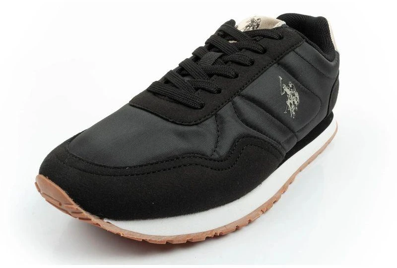 US Polo Assn moteriški sportiniai bateliai – madingi, patogūs, juodi